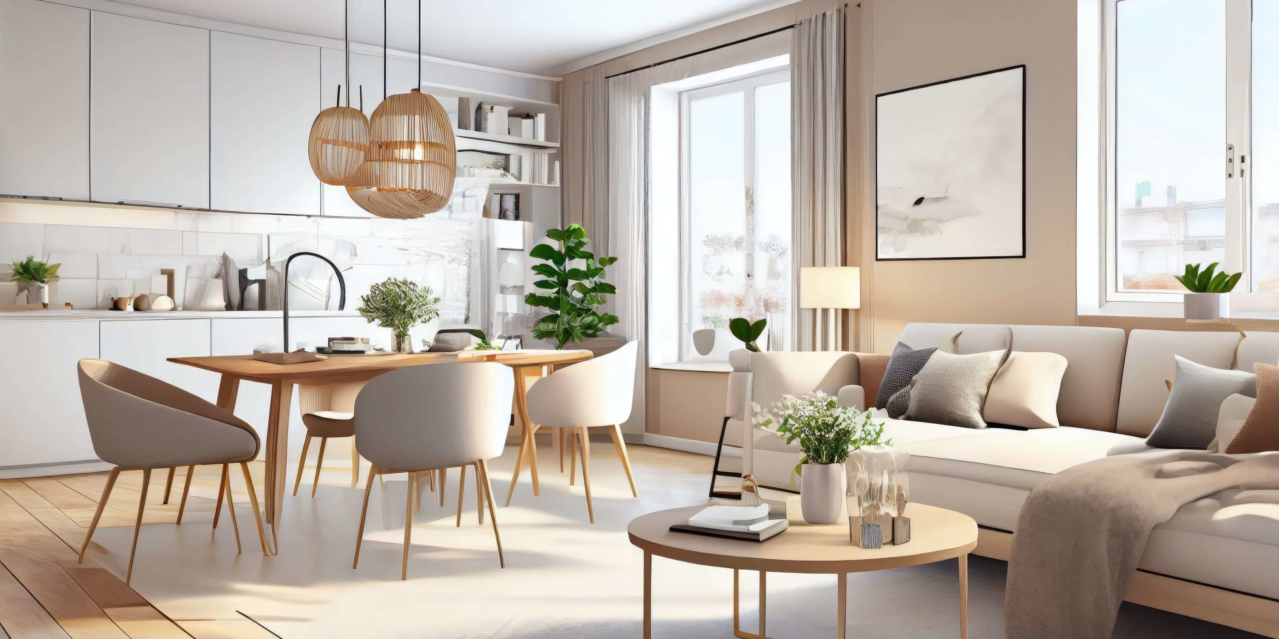 stylish-scandinavian-living-room_ cabinet-kitchen